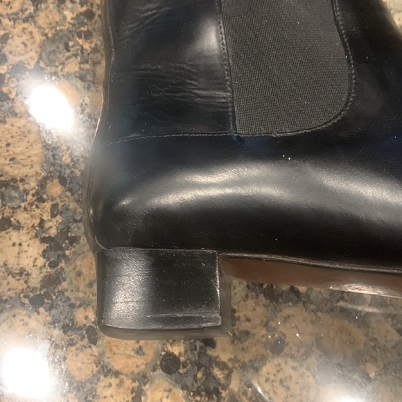 Cole Haan - made in Italy black leather boots with 1 inch heel. Size 8 - Picture 11 of 12